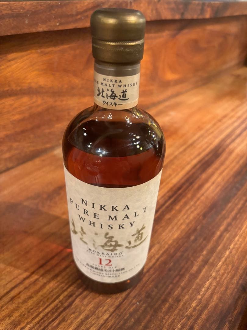 未開栓 NIKKA PURE MALT WHISKY 北海道 12年 k4650