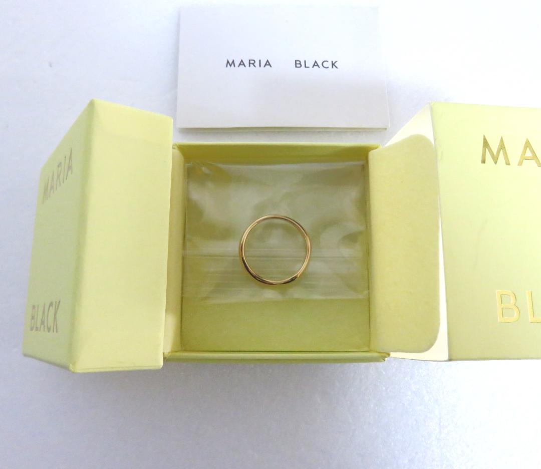新品 MARIA BLACK Soma Ring 54 ゴールド マリアブラック