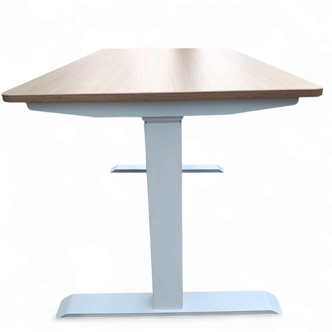 ※天板のみ 山善 電動昇降デスク ELD-1270 ウッドナチュラル ホワイト