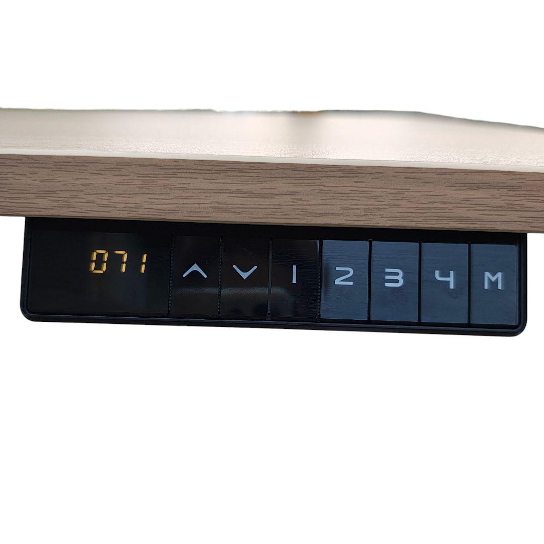 ※天板のみ 山善 電動昇降デスク ELD-1270 ウッドナチュラル ホワイト