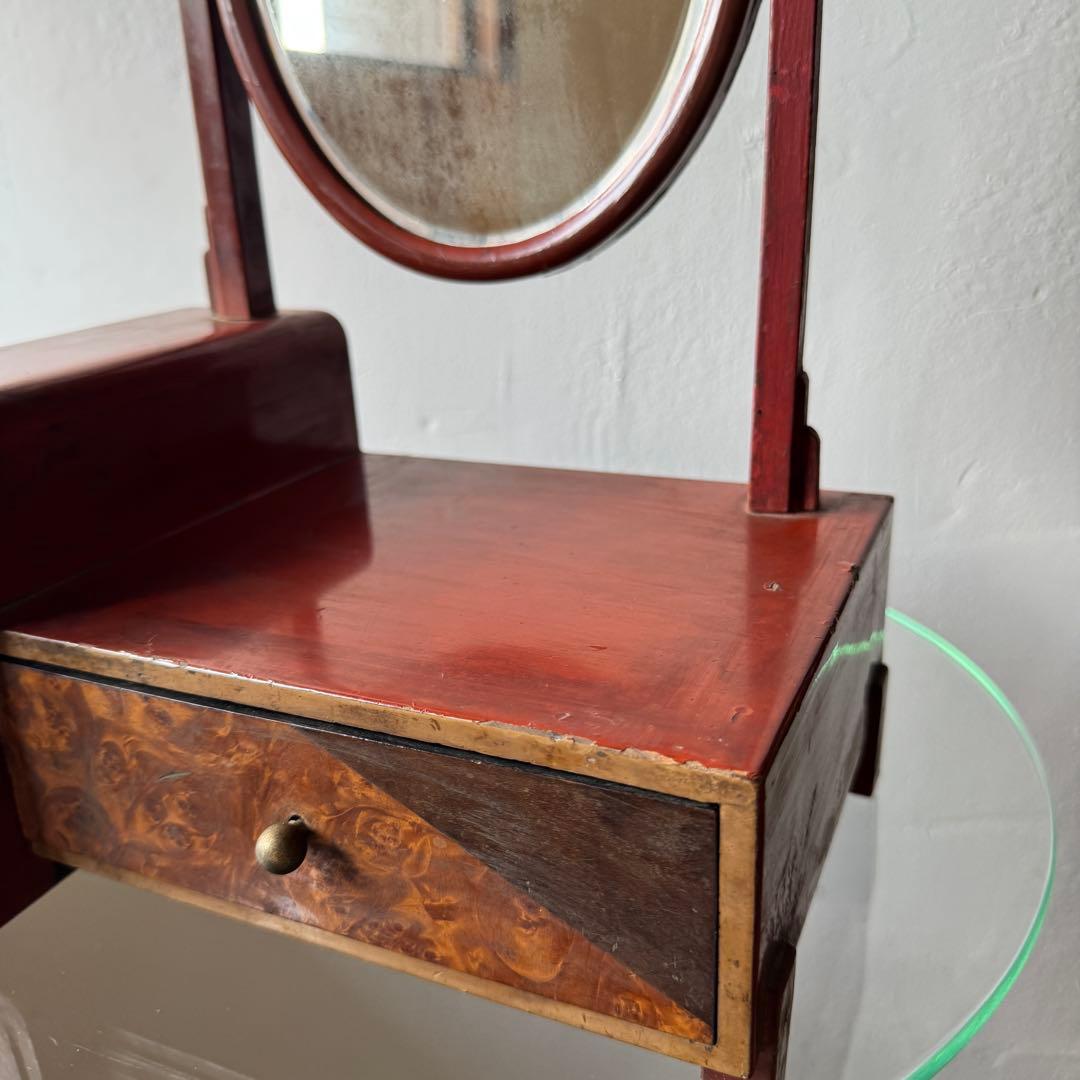 昭和レトロ 化粧台 卓上 ドレッサー 姫鏡台 vintage antique - メルカリ