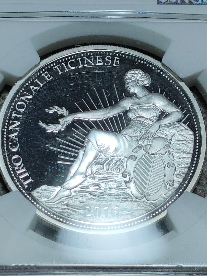 最高鑑定品 NGC-PF70 ティッチーノ 製造1200枚 射撃祭 2016