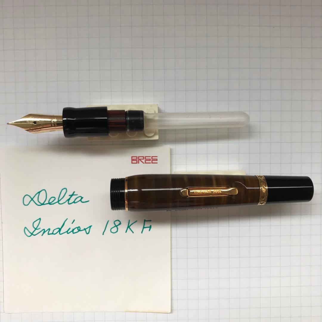 【限定値下げ】未使用品 デルタ INDIOS 18K F 1KS