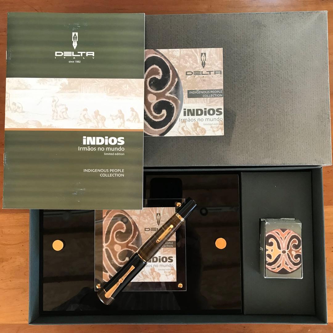 ◾️未使用品 デルタ INDIOS 18K F 1KS サイドレバー式