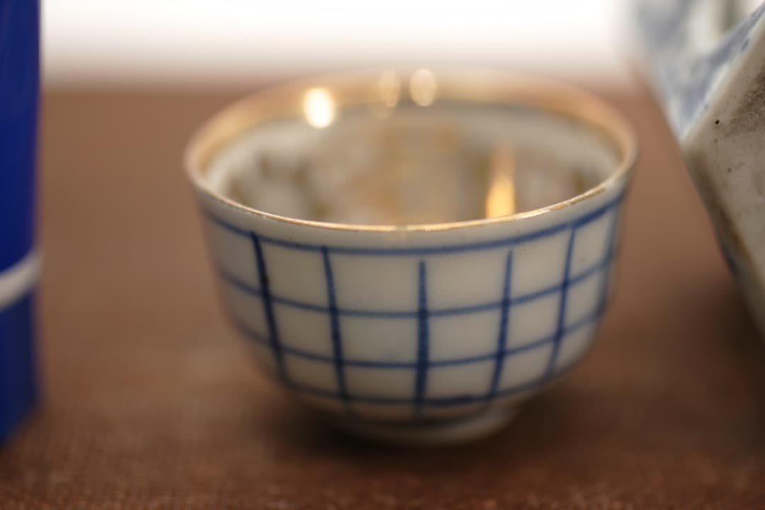 【即購入可】古伊万里／九谷焼／春画／盃台と酒盃・杯／５セット／酒器／ぐい呑／骨董