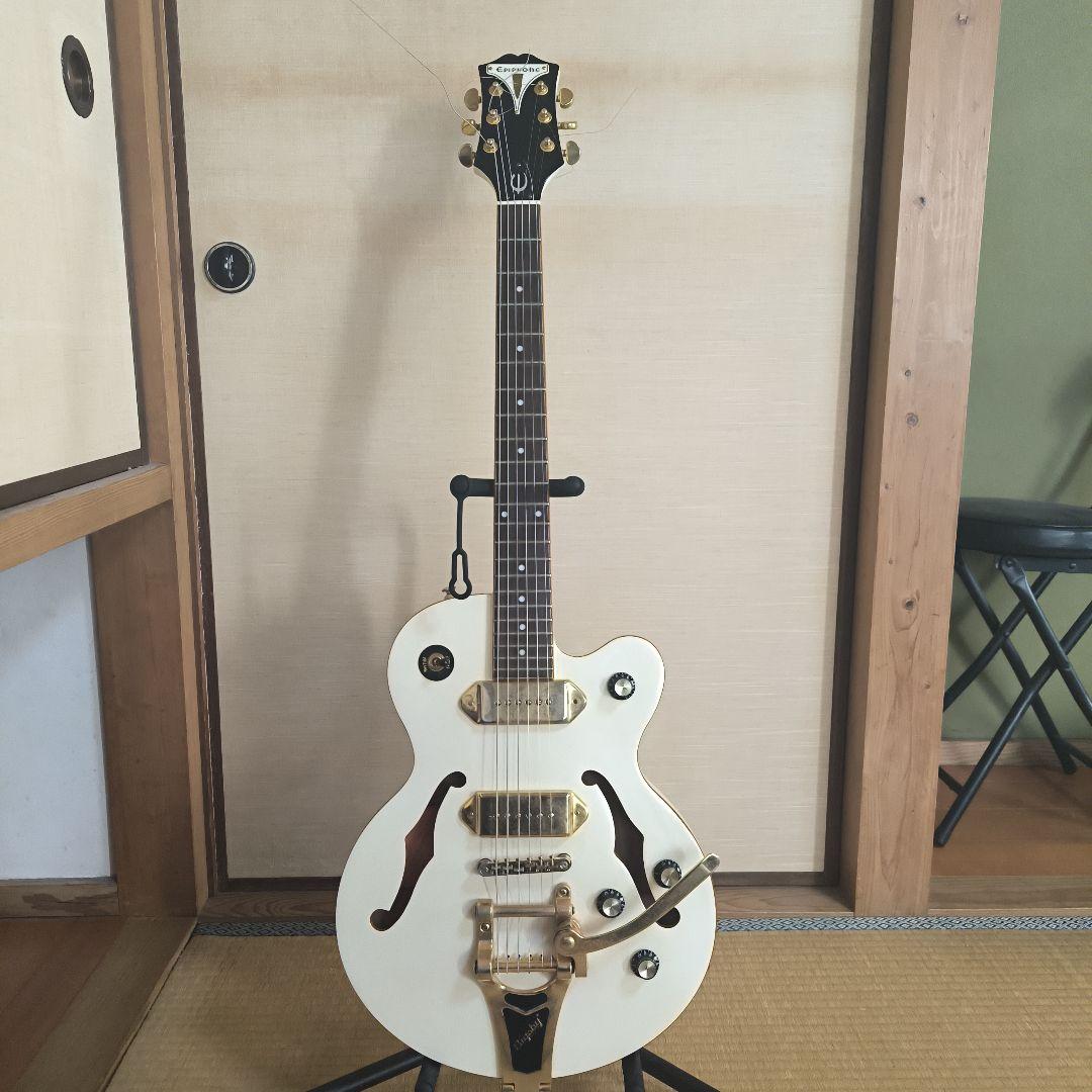 Epiphone（エピフォン） Wildkat（ワイルドキャット） 限定色　pw Amazon | Epiphone Wildkat Royale Pearl White ワイルドキャット