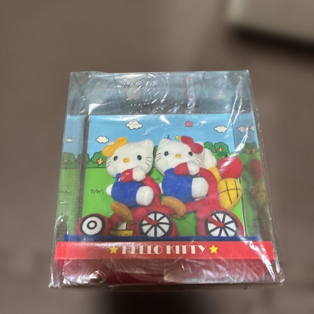 ‼️超希少品 ハローキティ ぬいぐるみ サイクリング 自転車 2001年 未使用