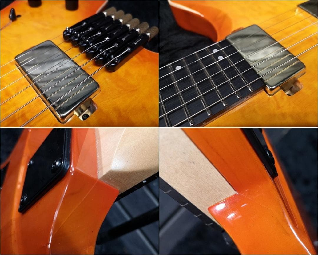 ◇大感謝祭!! 6st ヘッドレスギター アンバーイエロー G1G22527-2