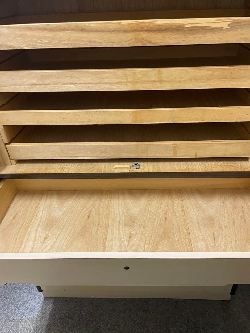 アンティーク衣装チェスト 棚 （上下セパレートになります）