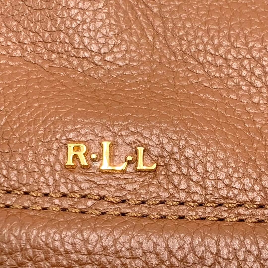 【極美品】LRL ローレンラルフローレン レザー ショルダーバッグ フリンジ