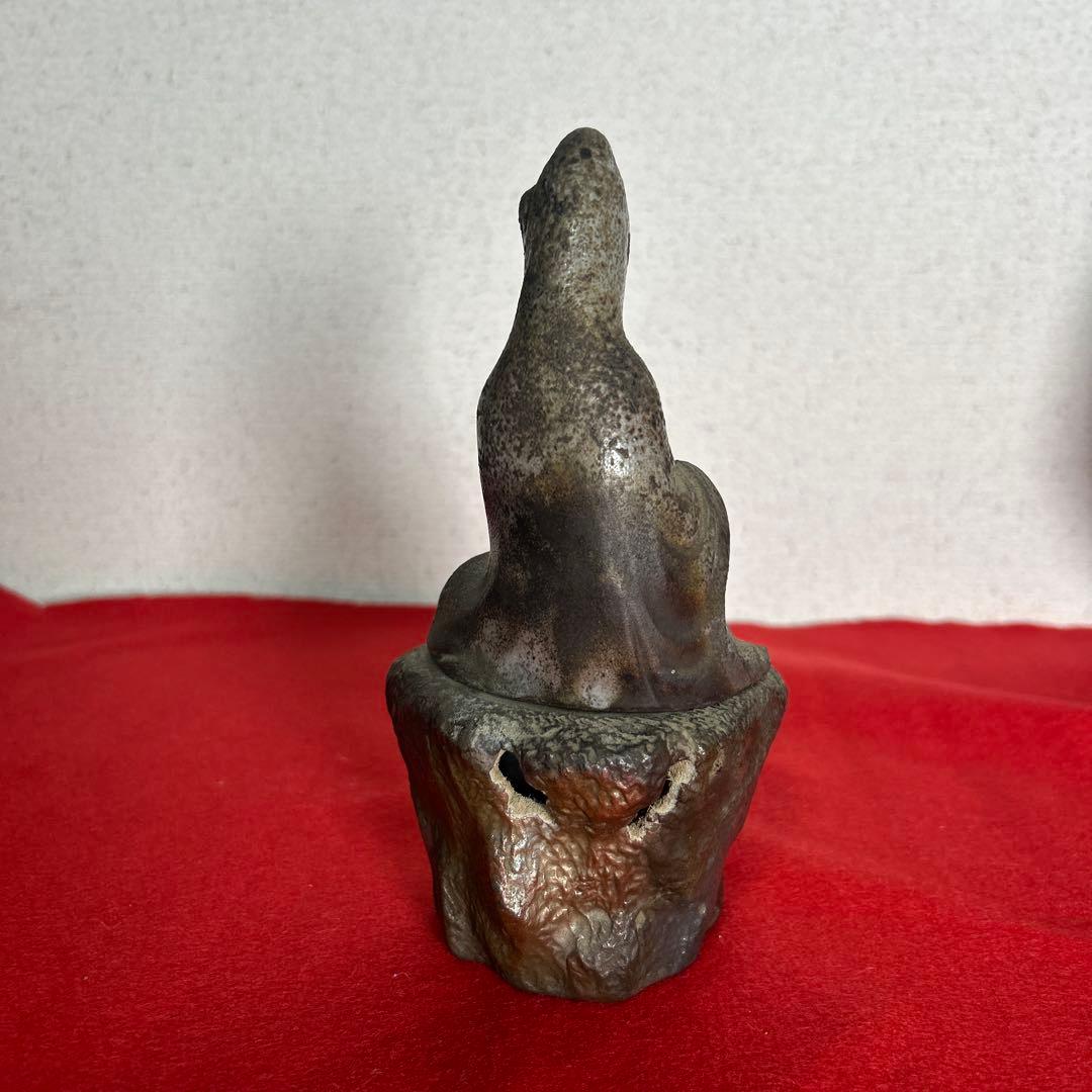 備前焼 名工 難波好陽 仏像 香炉❓貴重