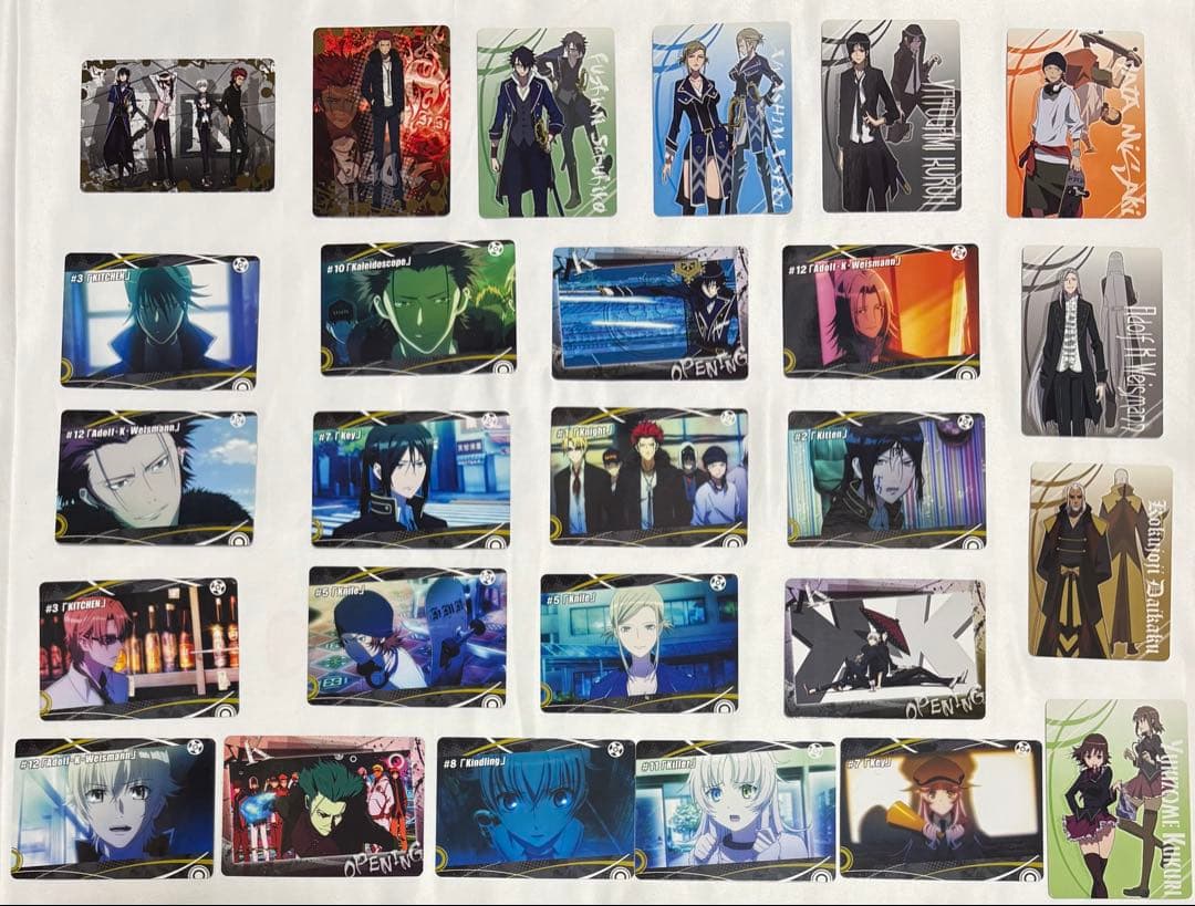 K ポストカード キャラクターカード まとめ売り セプター4 アニメK