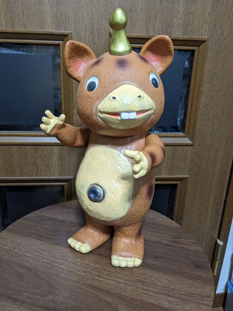 快獣ブースカ（イヌクマ）ソフビフィギュア特大サイズ