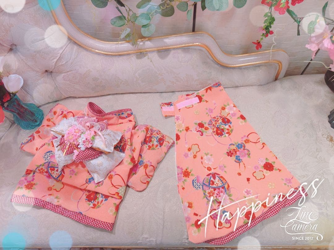 B411.pon2pan2☆オーダー☆犬お着物☆2ウェイお着物☆犬お