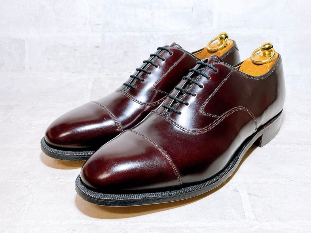 【未使用】JNHNSTON & MURPHY ストレートチップ US8.5