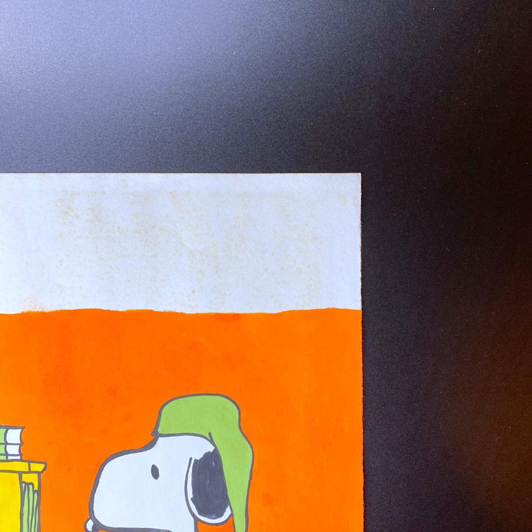 模写】一点限り！ チャールズ・M・シュルツ サイン入 ドローイング