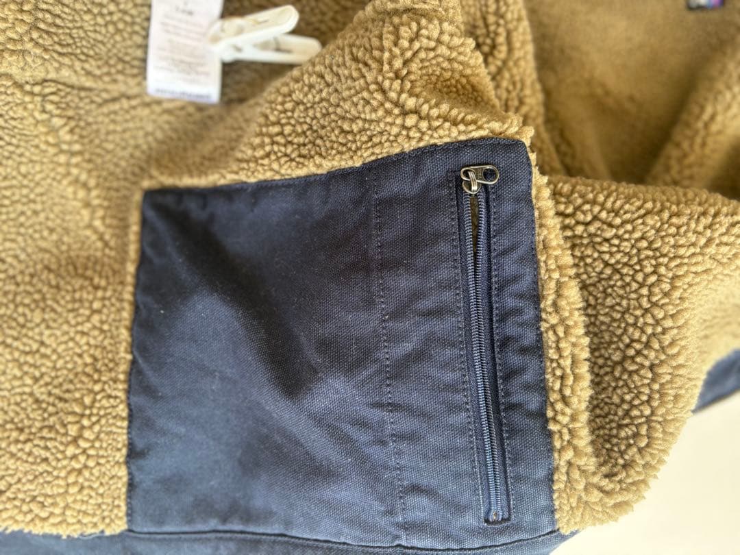 patagonia ラインドキャンバスフーディ