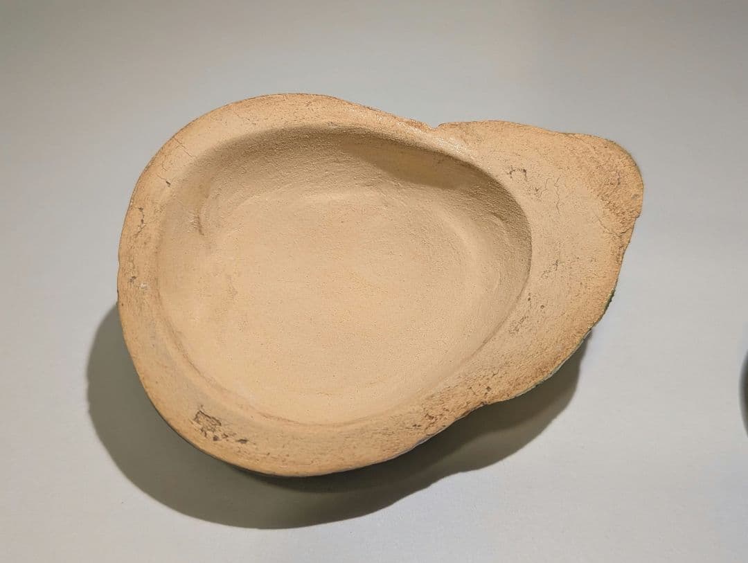 佐々木二六』三代松柏庵 茄子割 香合 愛媛 二六焼 茶道具 共箱