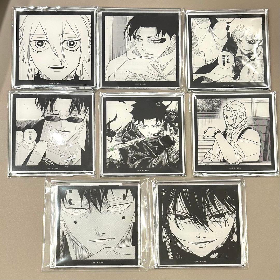 カグラバチ コラボカフェ アクリルコースター 8種コンプリートセット