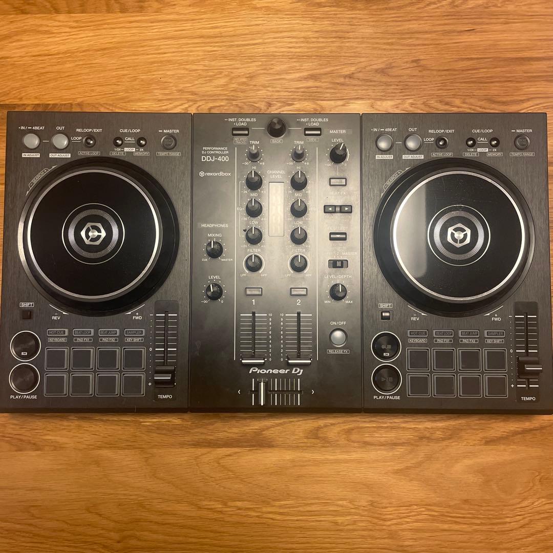 Pioneer DJ DDJ-400 コントローラー 箱、ケーブルありPioneer DJ】DDJ