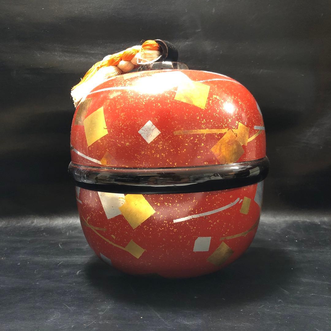 美しい古美術品◼️蔵から雅な美しい漆塗りの特大サイズの