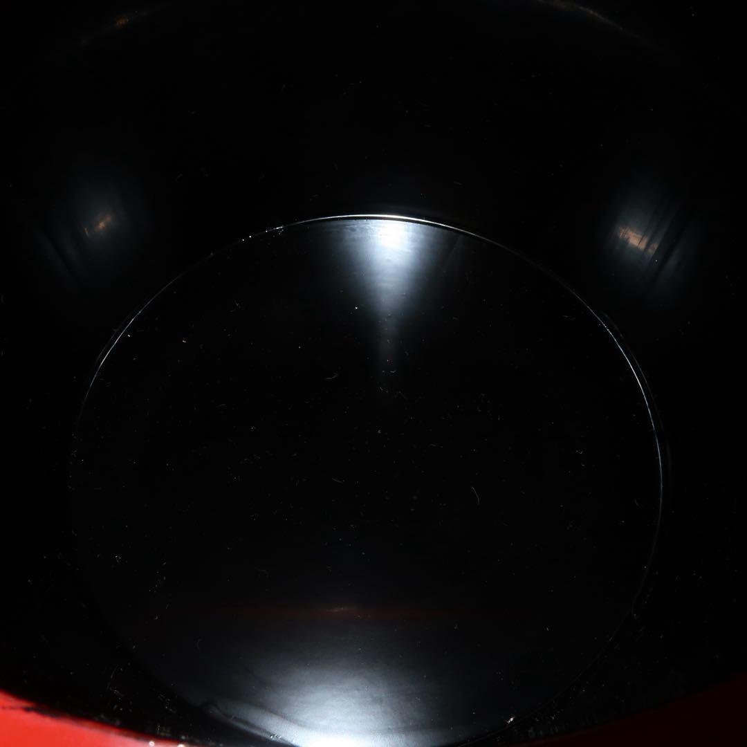 茶道具】岡本陽斎作 朱銀手桶 水指