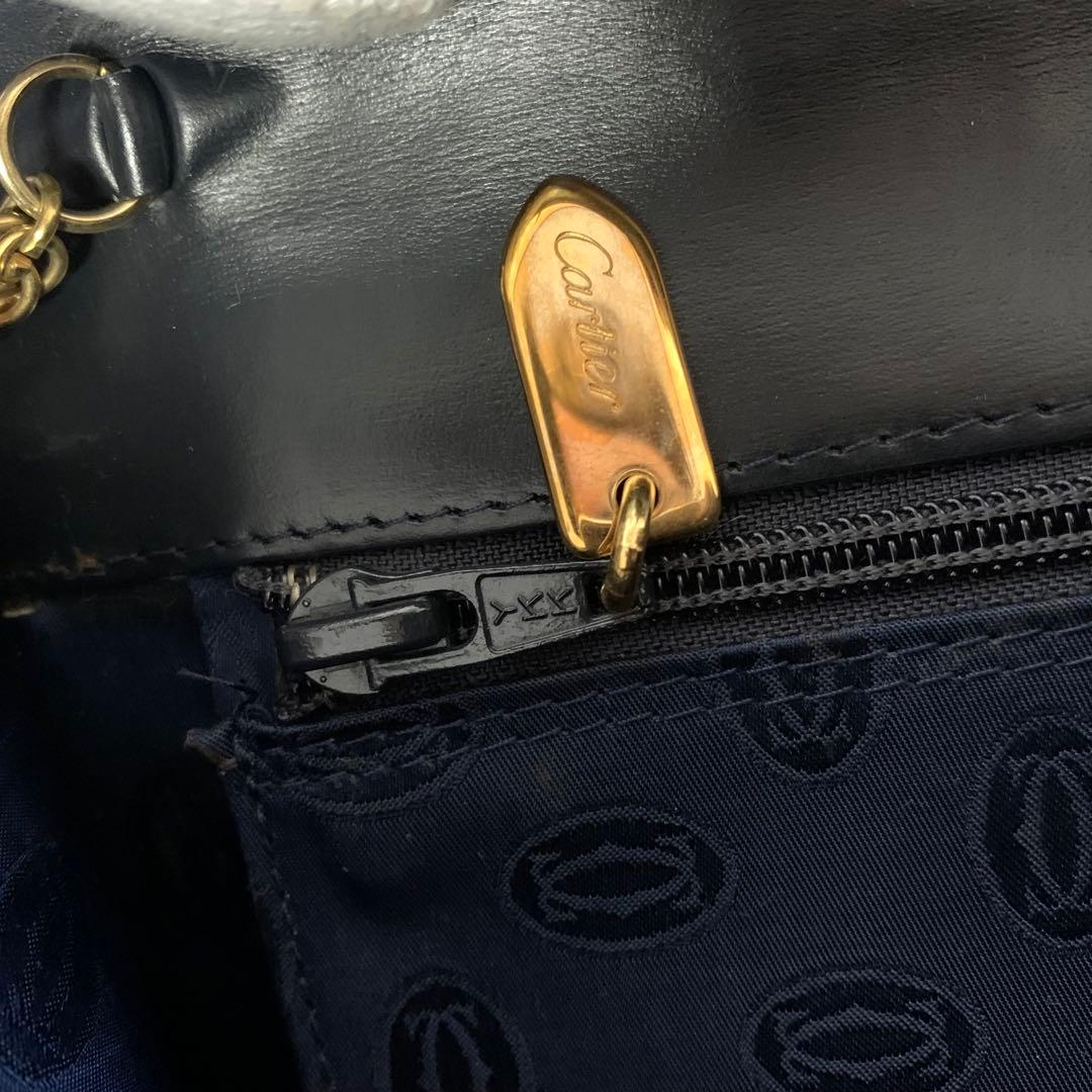 Cartier カルティエ サファイアライン チェーン ショルダーバッグ