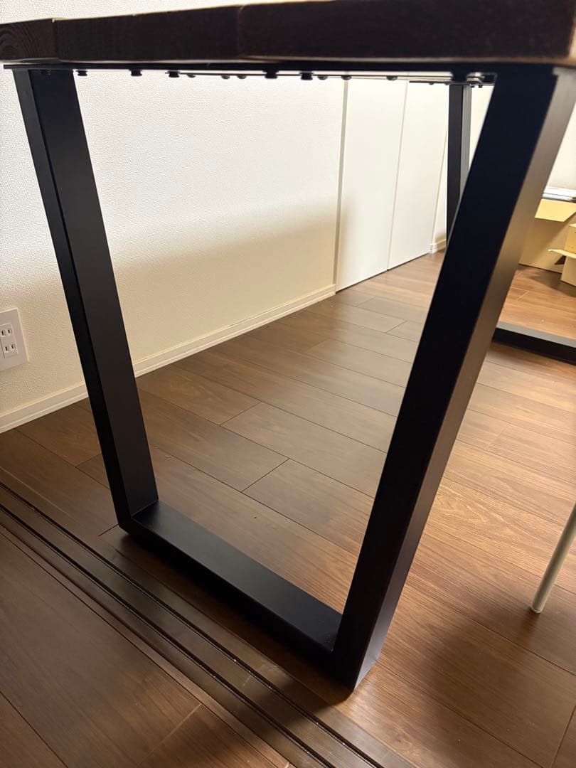 バツ送料込KANADEMONO ダイニングテーブル 140✖️70✖️71