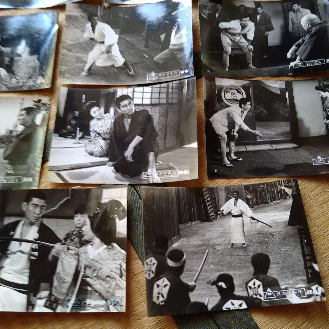 高倉健 日本侠客伝 斬り込み スチール写真 25枚セット バラ売り不可 貴重品