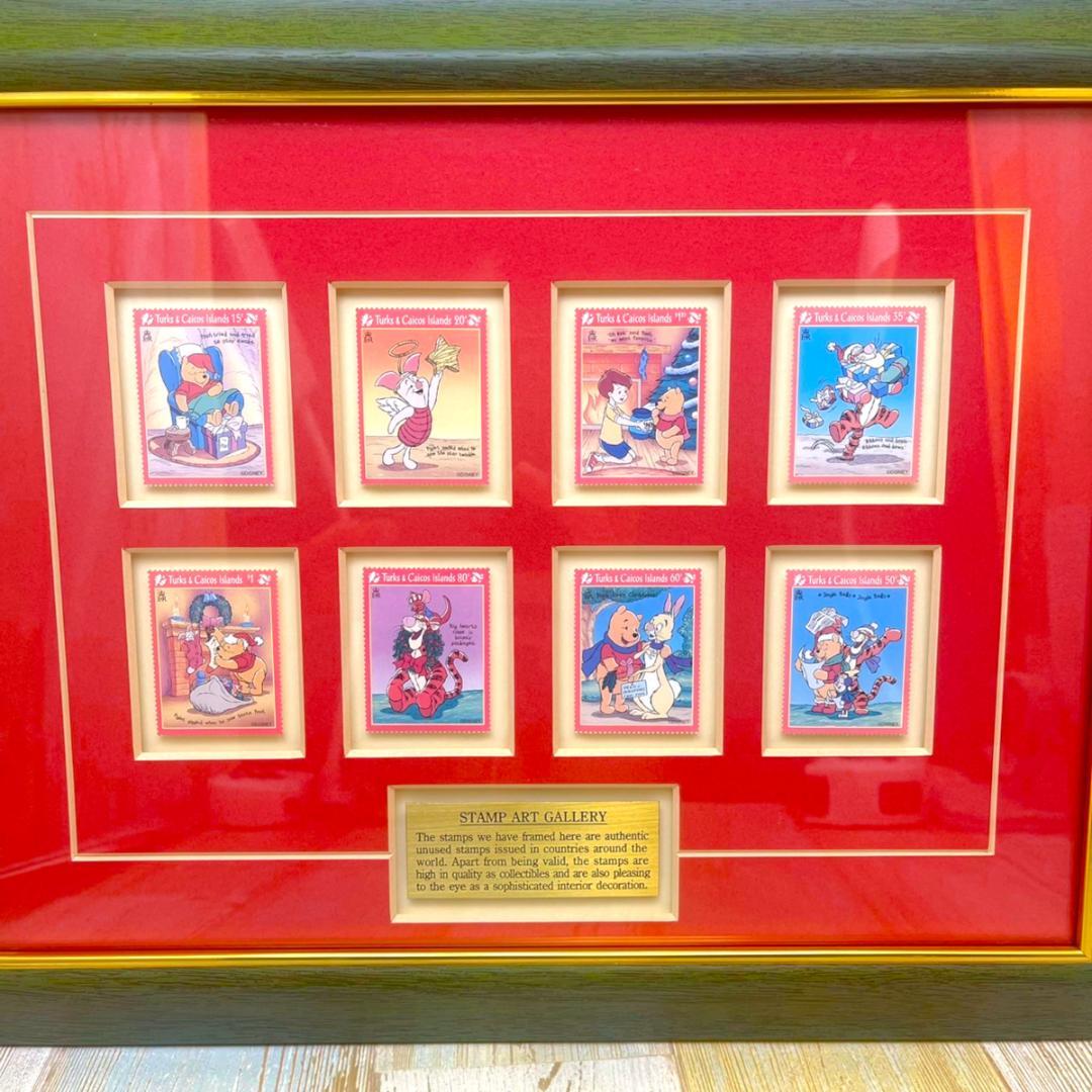 レア☆くまのプーさん クリスマス Christmas☆スタンプアート