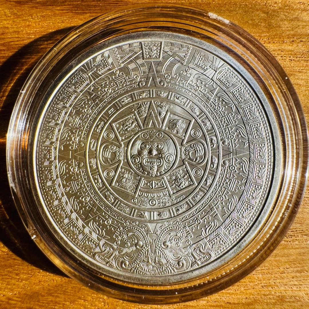 アステカカレンダー 1オンス 銀貨 - メルカリ