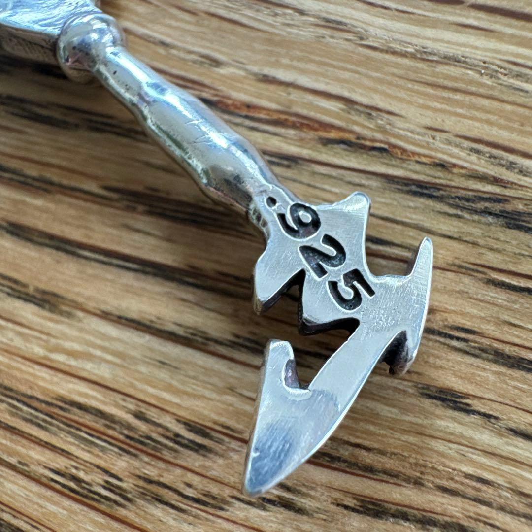 メタリカ　シルバー製キーホルダー　未使用