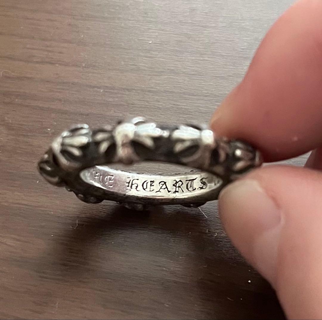 Chrome Hearts 1997フラワーモチーフリング .925 16号