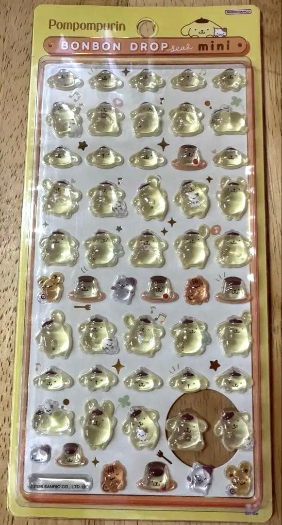 国内正規品　ボンボンドロップシールミニ　サンリオ　8種類 匿名配送