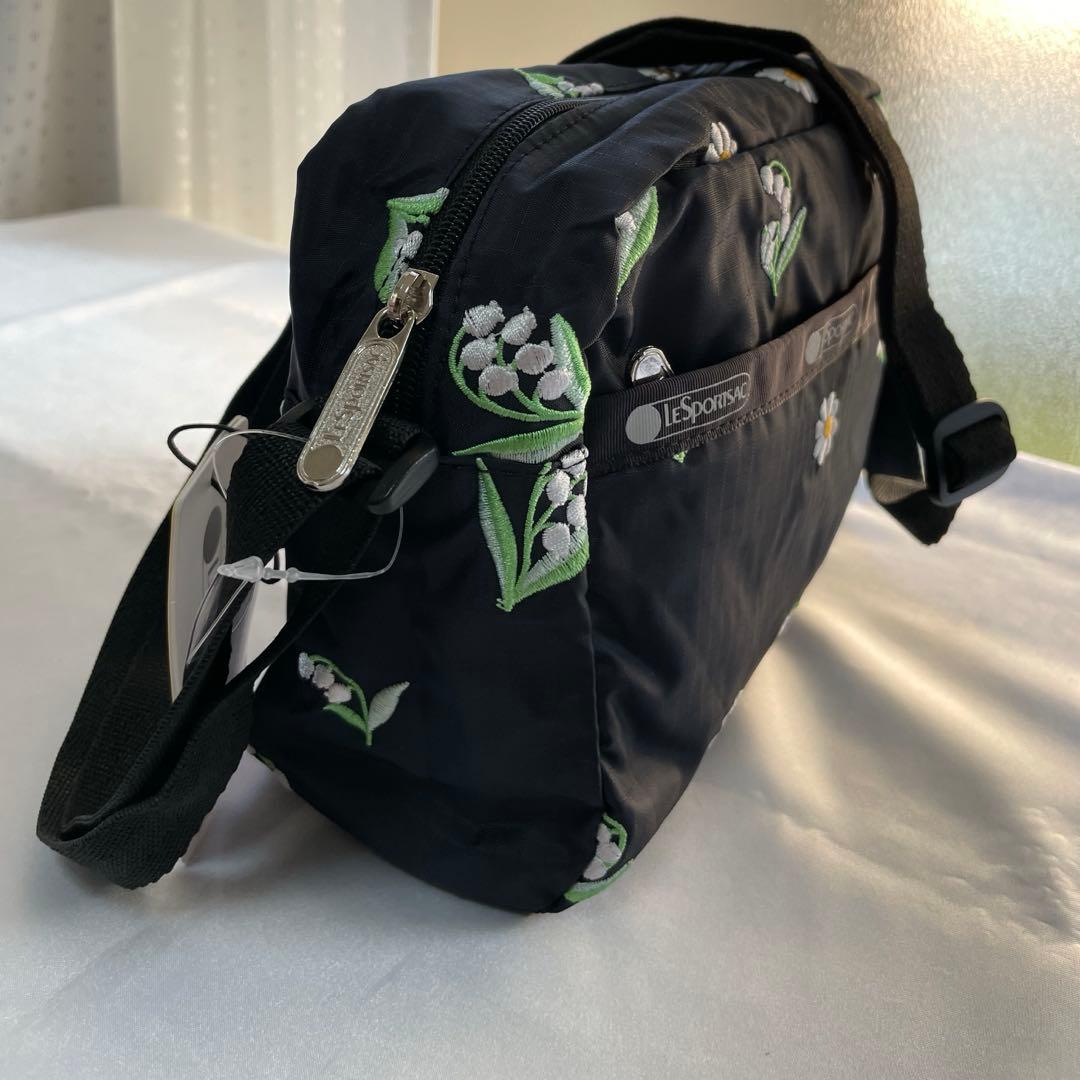 新品⭐️完売レスポートサック×チェスティ　スズラン刺繍　ショルダーバッグ　斜めがけ