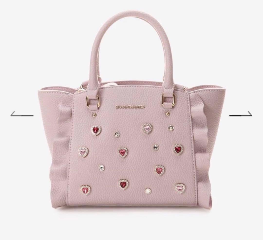 Samantha Vega　サマンサベガ　ビジューフラッター　ミニ　ピンク　新品