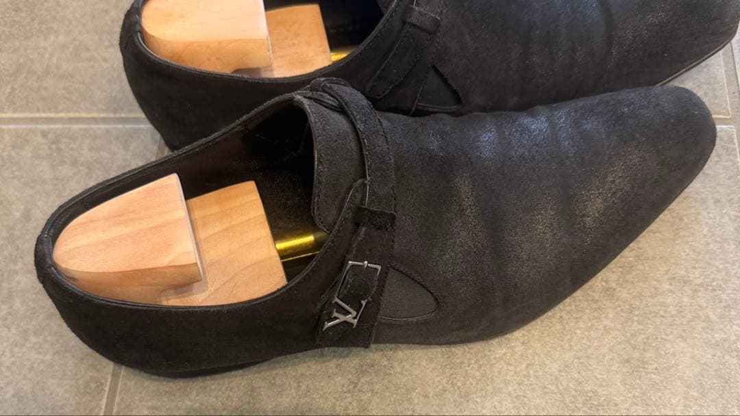 即日発送　LOUIS VUITTON ブラック ドレスシューズ 26.5