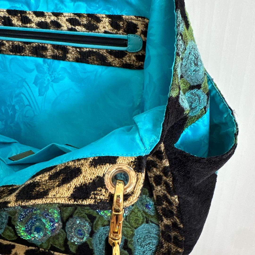 シンクビー　ブルーローズ　レオパード 定価58000円　ショルダーバッグ