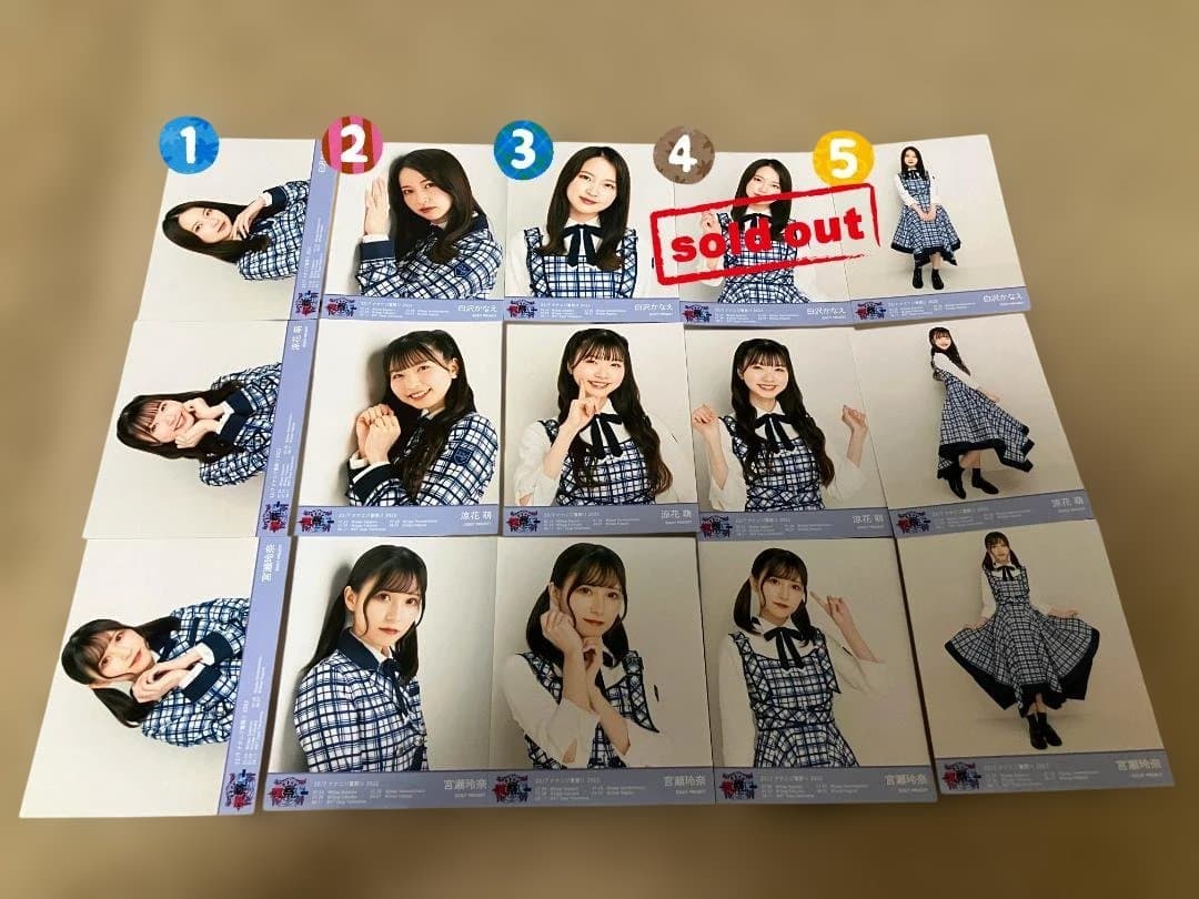 ナナニジ　夏祭り2022　9th衣装　ブロマイド　バラ売り