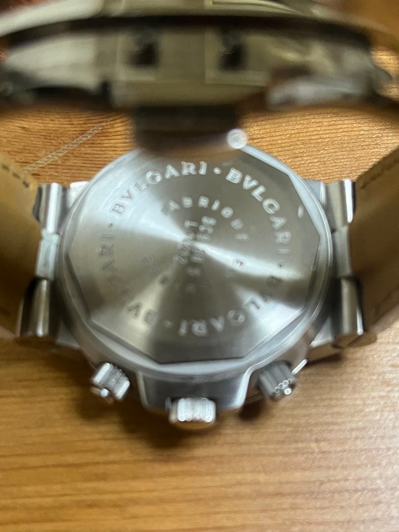 美品 ブルガリ ディアゴノ スクーバ クロノ オートマティック メンズ