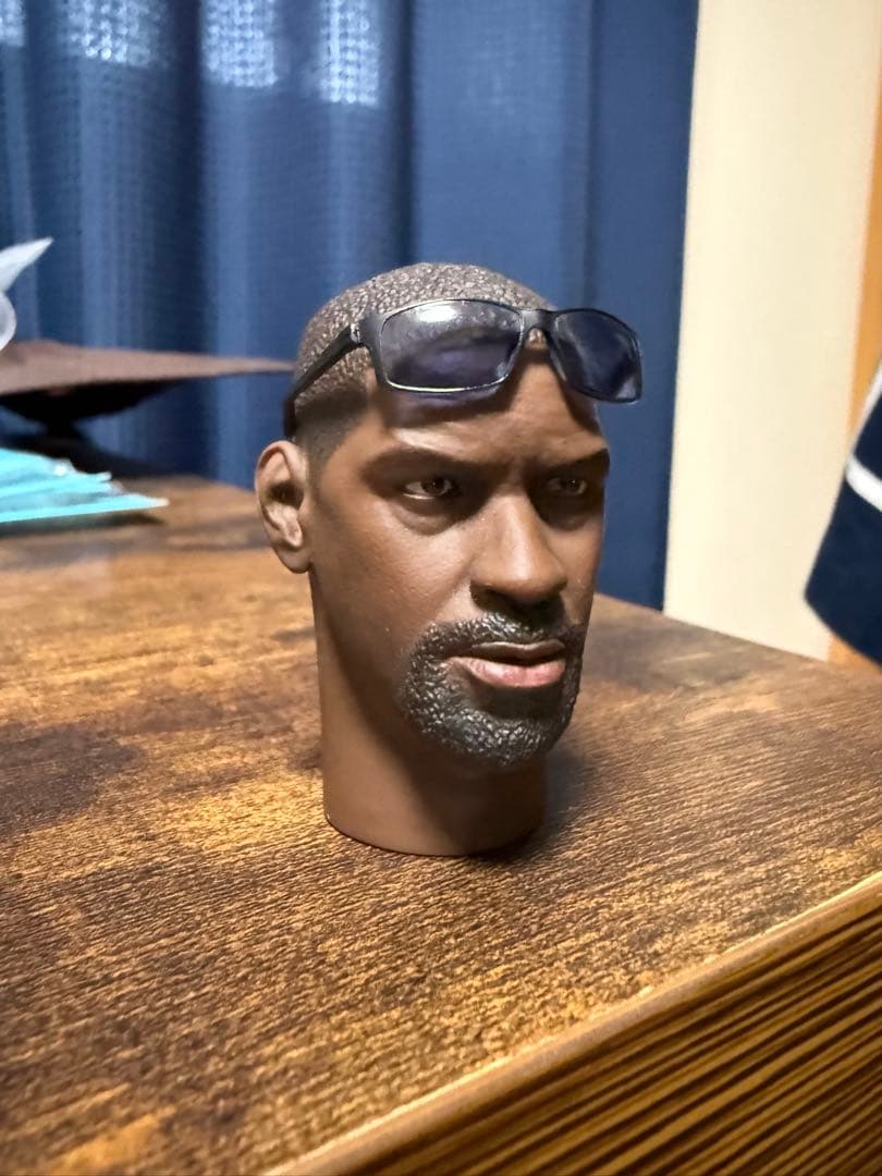 激レア ホットトイズ 系 1/6 デンセル•ワシントン 似 ギャング 美品