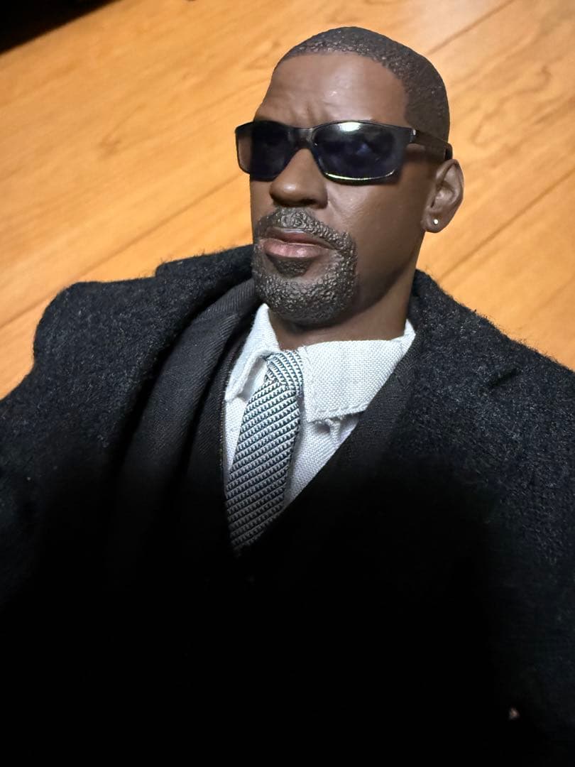 激レア ホットトイズ 系 1/6 デンセル•ワシントン 似 ギャング 美品