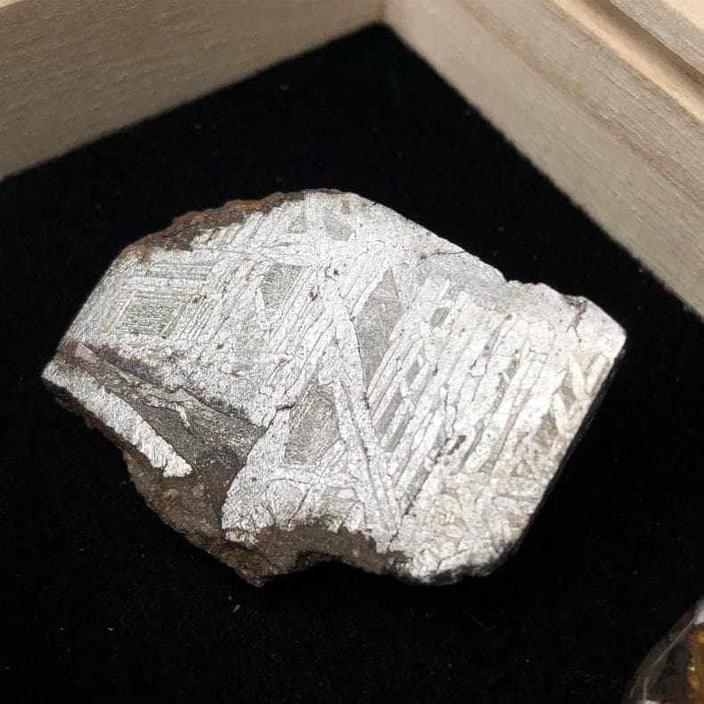 n*＊様 隕石 アルタイ隕石 原皮付き 石鉄隕石 パラサイト隕石 2点