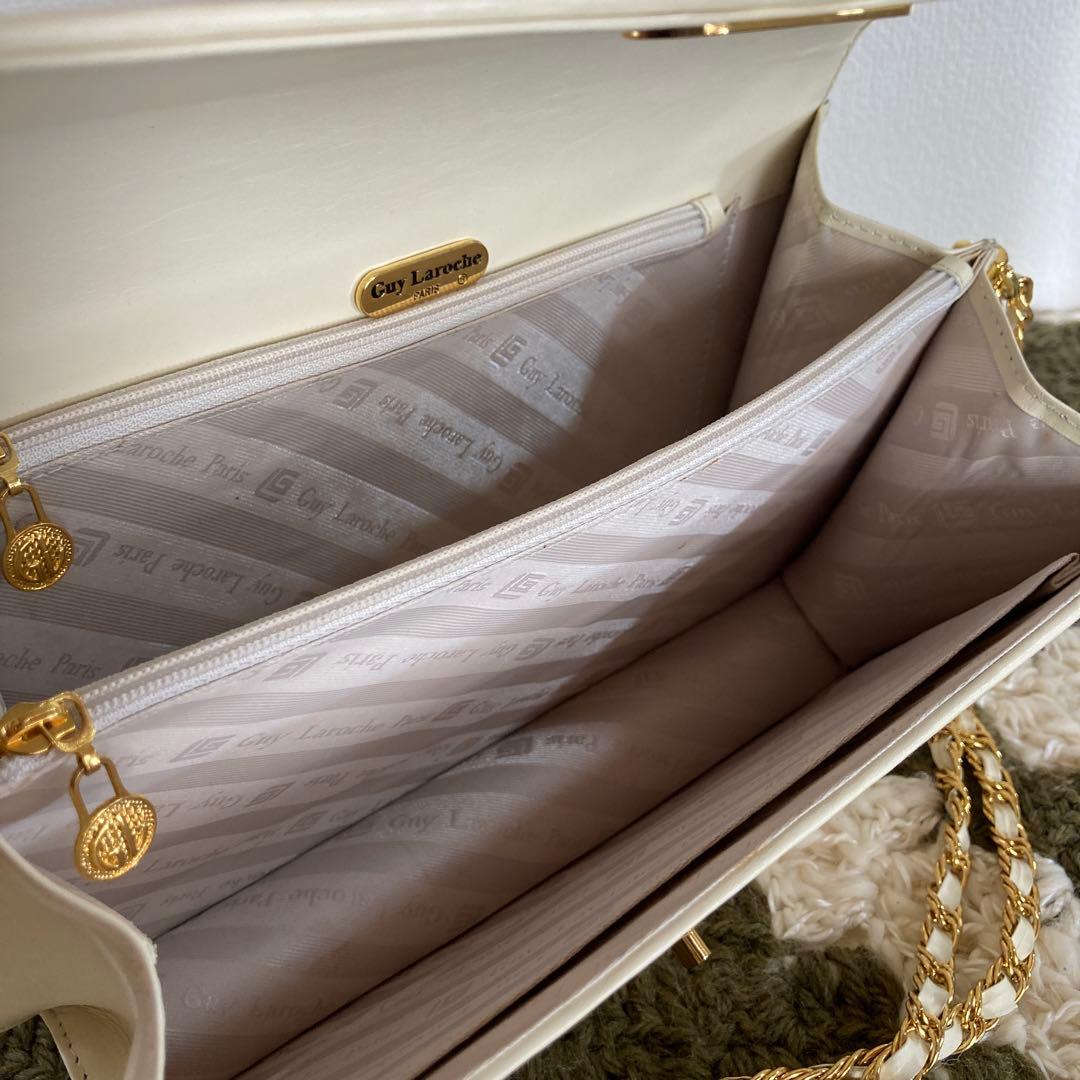 GuyLaroche ギラロッシュ ホースヘアー本革レザー チェーンバッグ