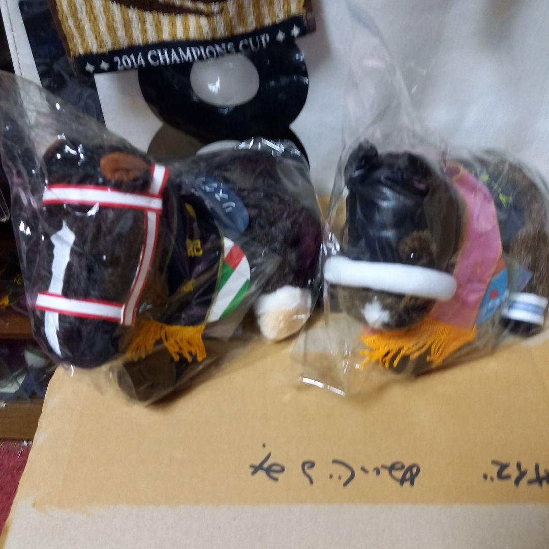 競馬ぬいぐるみ《リスグラシュー、アーモンドアイ２頭セット》