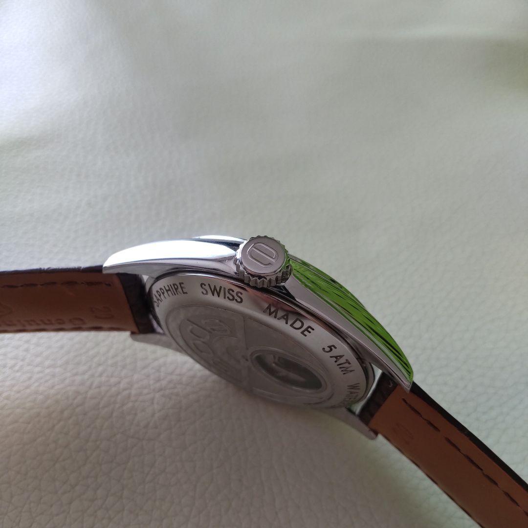 【ジャンク】EPOS オートマチック ・デイト　 ブラウンクロコレザー