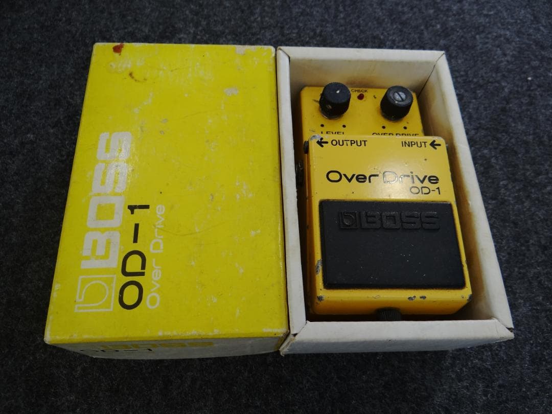 Japan Vintage / 名器 BOSS OD-1 オーバードライブ箱付