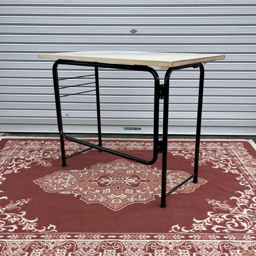 ビンテージ古家具◾️ 折り畳み式 フォールディングテーブル / 作業机