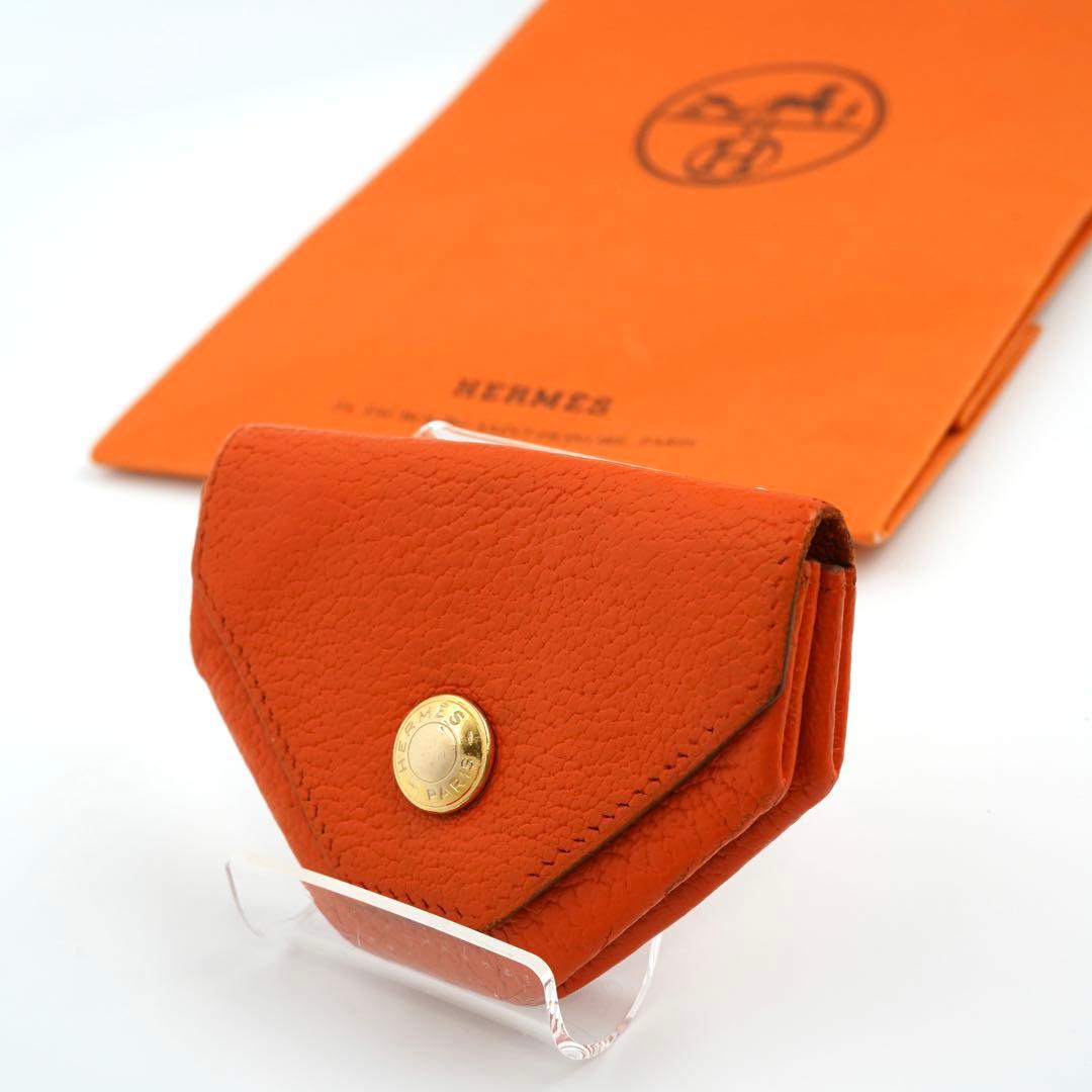 ✨極美品✨　HERMES ケース　小銭入れ　ル・ヴァンキャトル　刻印