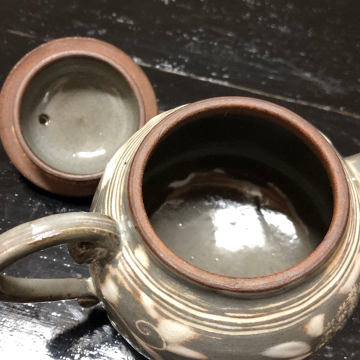 三島手 陶樂 急須 煎茶 茶道具